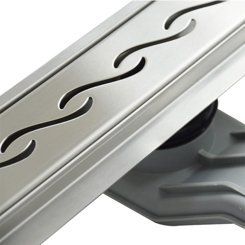 W-Drain shower drain, Wavy 2 drain vawy