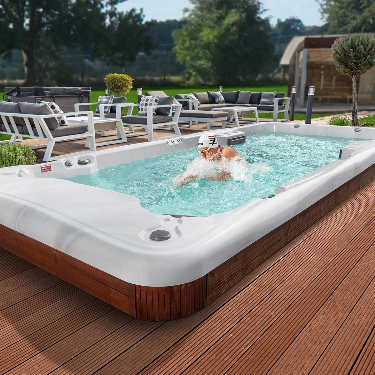 Swim spa best for training and hydrotherapy
