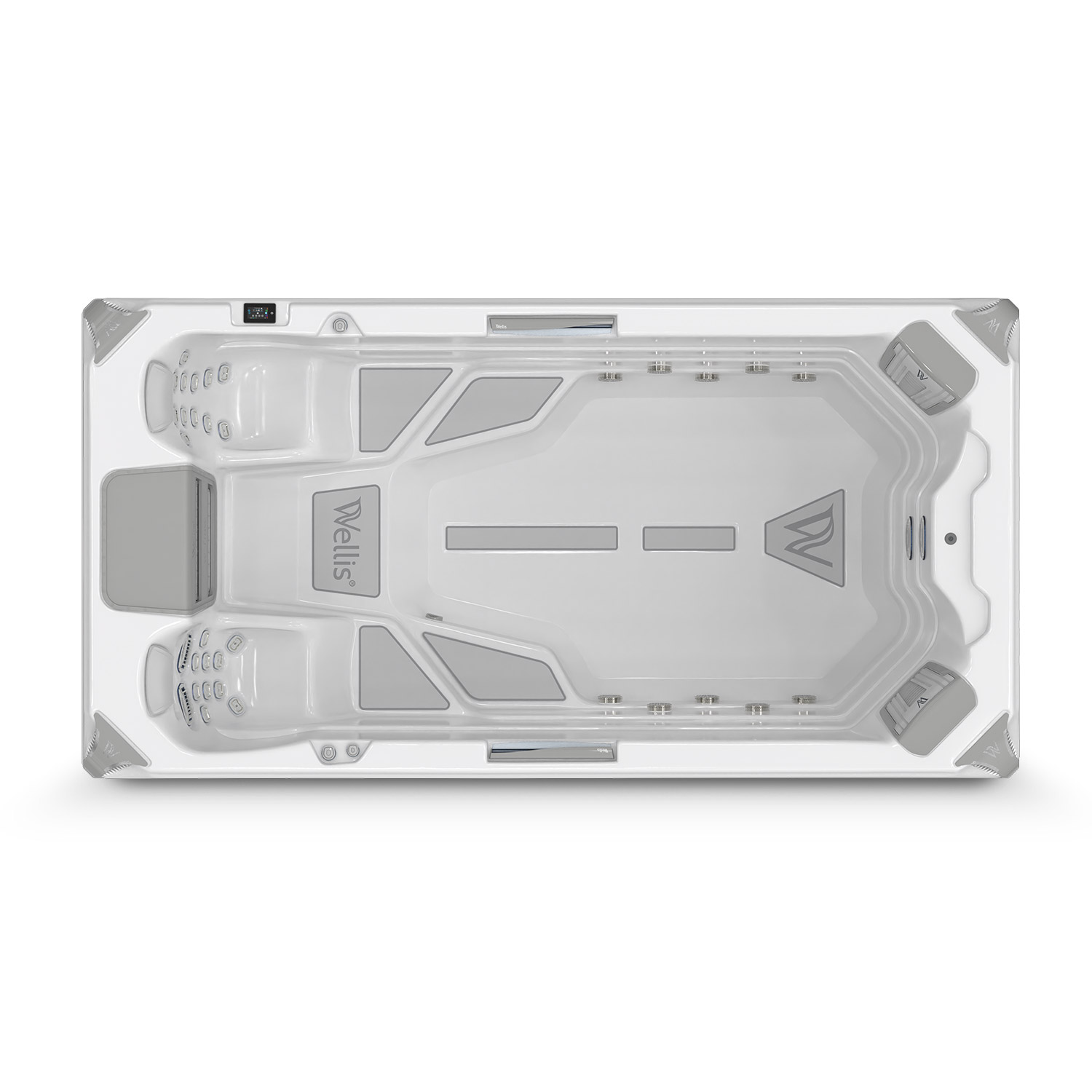 Danube W-Flow Grand Prix 7 Swim spa Danube Grand Prix top view