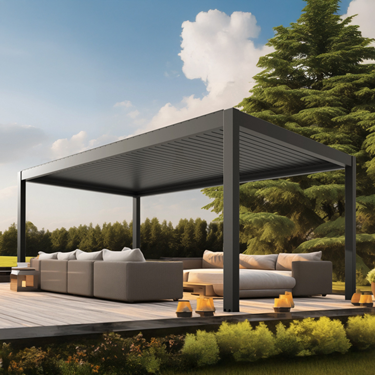 MotionFlex 600 bioclimatic pergola 4